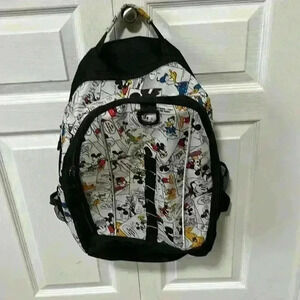 Mickey  and Minnie cartoon backpack